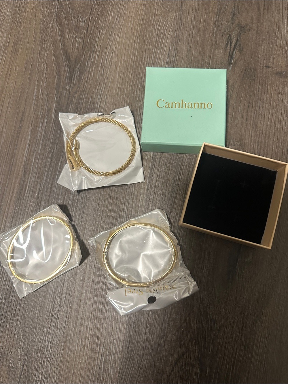 Gold Bangle Bracelet Set - Women Accessories
